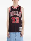 Mitchell & Ness Chicago Bulls "scottie Pippen" Jersey In Red