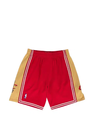 Mitchell & Ness Cleveland Cavaliers 2003-04 Swingman Road Shorts In Red