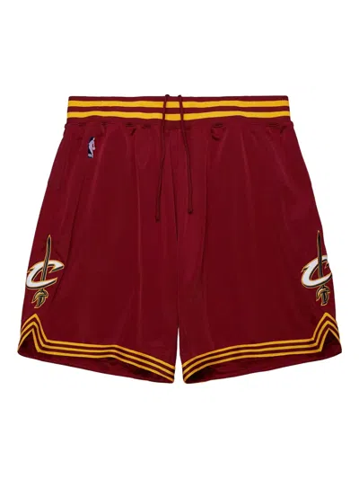 Mitchell & Ness Cleveland Cavaliers 2015-16 Authentic Shorts In Red