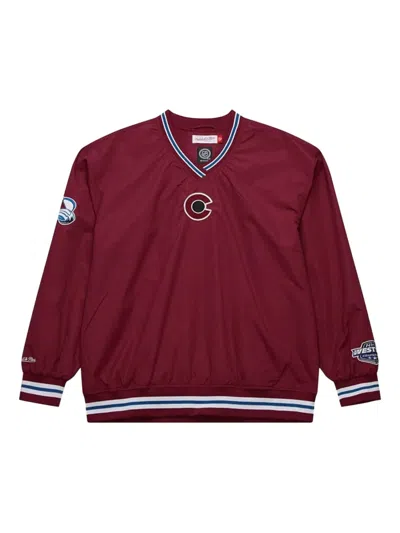 Mitchell & Ness Colorado Avalanche Sweatshirt In Burgundy