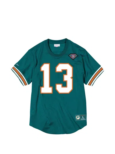 Mitchell & Ness Dan Marino Crew-neck T-shirt In Green