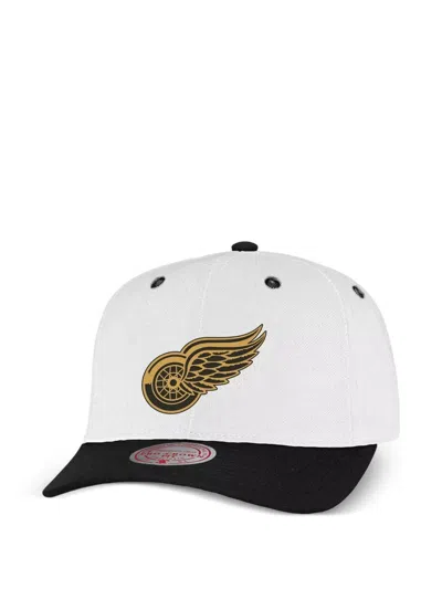 Mitchell & Ness Detroit Red Wings 2t Baseball Cap In White