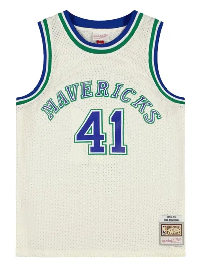 Mitchell & Ness Dirk Nowitzki Dallas Mavericks Tank Top In Neutral