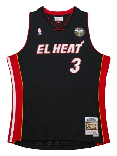Mitchell & Ness Dwyane Wade Miami Heat 2008-09 Jersey In Multi