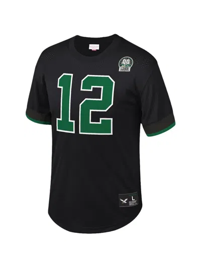 Mitchell & Ness Eagles 1992 Randall Cunningham T-shirt In Black