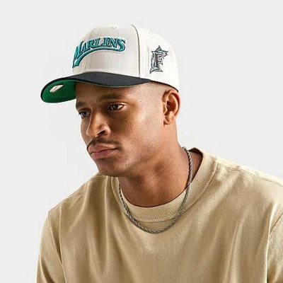 Mitchell & Ness Florida Marlins Mlb Pro Crown Snapback Hat