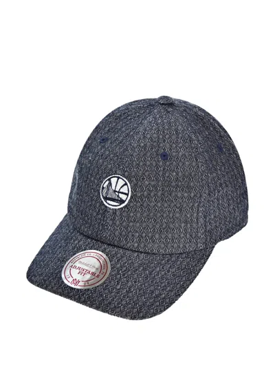 Mitchell & Ness Golden State Warriors Baseball Hat In Gray