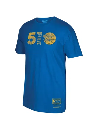 Mitchell & Ness Golden State Warriors T-shirt In Blue