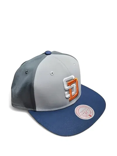Mitchell & Ness Gray San Diego Padres Team Road Color Baseball Cap In Orange