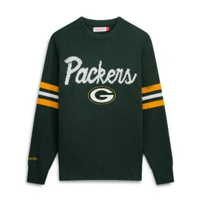 Mitchell & Ness Green Green Bay Packers Head Coach Sweater