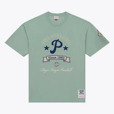 Mitchell & Ness Green Philadelphia Phillies Yacht Rock T-shirt