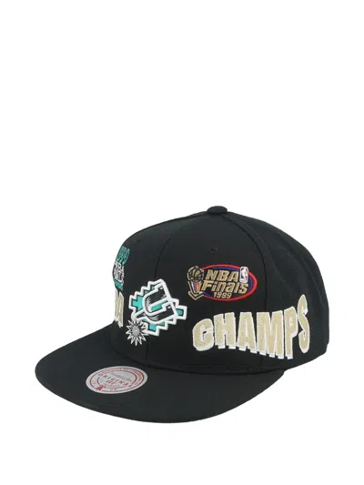 Mitchell & Ness Hardwood Classics World Champs Snapback Cap In Black
