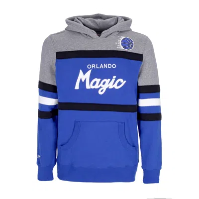 Mitchell & Ness Hoodie Men Nba Headcoach Hoodie Hardwood Classics Orlmag Royal