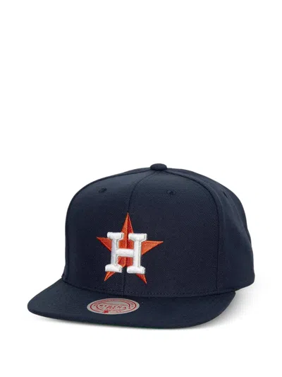 Mitchell & Ness Houston Astros Baseball Cap In Blue