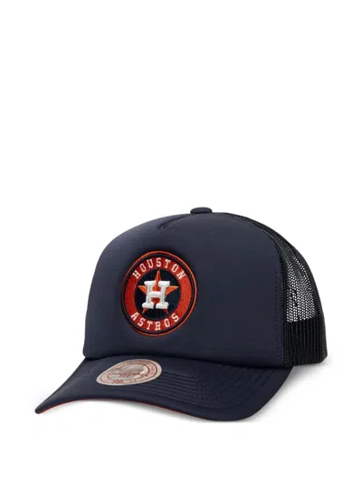 Mitchell & Ness Houston Astros Evergreen Trucker Cap In Blue