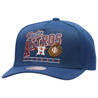 Mitchell & Ness Houston Astros  Astros Baseline Pro Pinch Cap In Blue