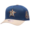 Mitchell & Ness Houston Astros  Astros Navy & Tan Pro Pinch Cap In Blue