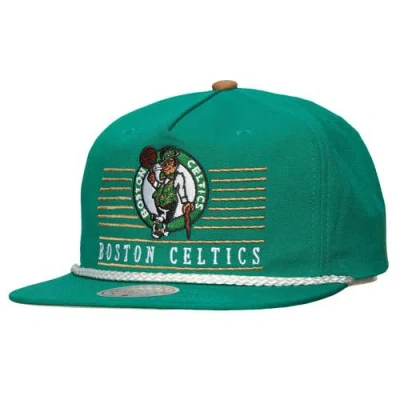 Mitchell & Ness Kelly Green Boston Celtics Ascend Deadstock Snapback Hat