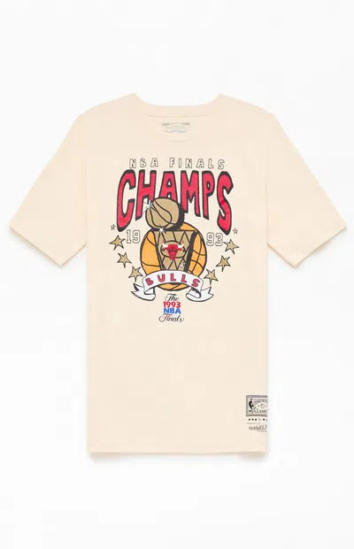 Mitchell & Ness Kids Chicago Bulls Nba Finals T-shirt In White/red In Multi