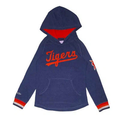Mitchell & Ness Kids Detroit Tigers Hoodie In Navy In Blue