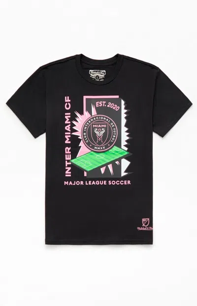 Mitchell & Ness Kids Inter Miami Cf Poster T-shirt In Black