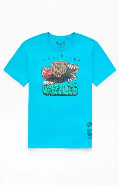 Mitchell & Ness Kids Nba Vancouver Grizzlies T-shirt In Blue