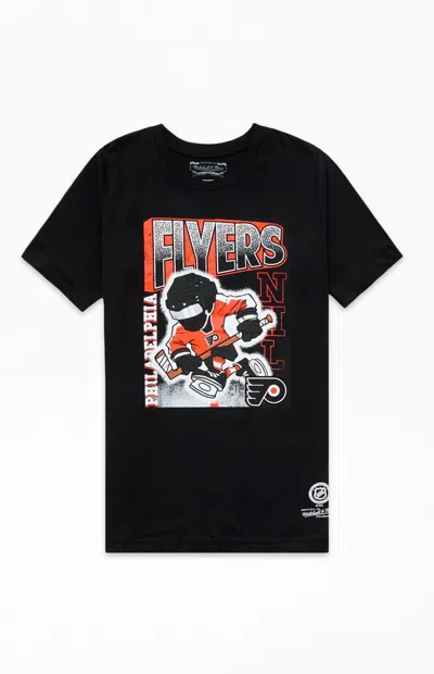 Mitchell & Ness Kids Philadelphia Flyers 90s Character T-shirt In Black