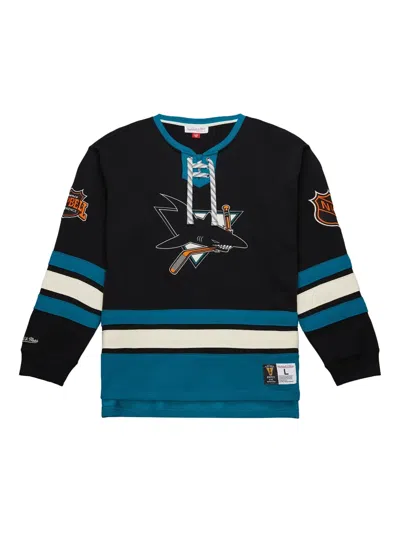 Mitchell & Ness Sweatshirt Mit Schnürung In Black