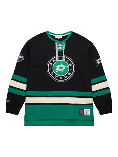 Mitchell & Ness Lace-up Logo Sweatshirt In Multi