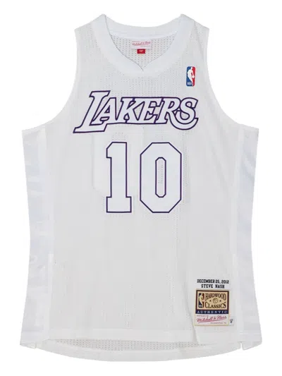 Mitchell & Ness Lakers 2012 Steve Nash "christmas Day" Jersey In White