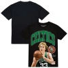 Mitchell & Ness Larry Bird Black Boston Celtics Hardwood Classics Player Arch T-shirt In Black