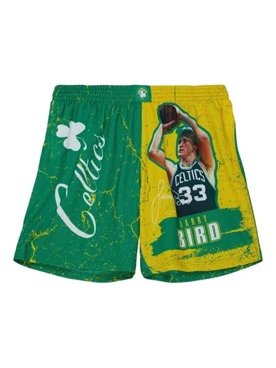 Mitchell & Ness Larry Bird Boston Celtics Hardwood Classics Shorts In Multi