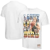 Mitchell & Ness Larry Bird White Boston Celtics Commemorative Collage T-shirt In White