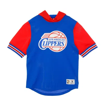 Mitchell & Ness Lightweight Hoodie Short Sleeve Men's Nba Buzzer Beater Mesh Hoody Hardwood Classics Loscli Original In Original Team Colors