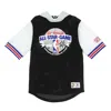 Mitchell & Ness Lightweight Hoodie Short Sleeve Men's Nba Mesh Fashion Hoodie Hardwood Classics All Star Game 1985 B In Black/black/silver
