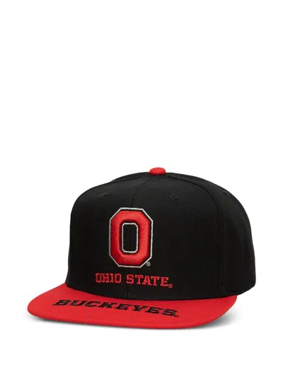 Mitchell & Ness Logo-embroidered Cap In Black