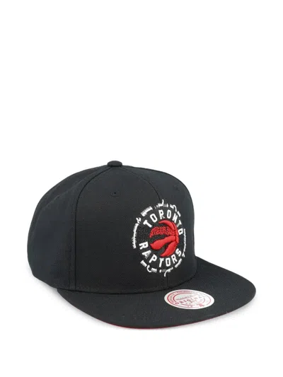 Mitchell & Ness Logo-embroidery Cap In Black