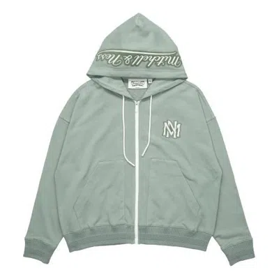Mitchell & Ness Logo Jacket 'green' In Gray