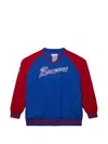 Mitchell & Ness Logo Pullover Top In Blue