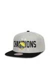 Mitchell & Ness Logo Snapback Cap In Gray