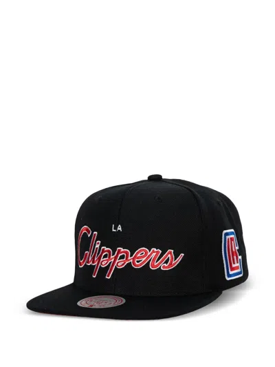 Mitchell & Ness Los Angeles Clippers Team Script 2.0 Cap In Black
