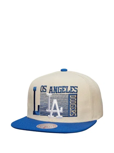 Mitchell & Ness Los Angeles Dodgers Embroidered Baseball Cap In Blue