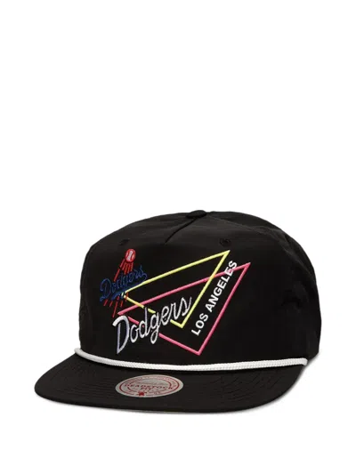 Mitchell & Ness Los Angeles Dodgers Pew Pew Baseball Cap In Black