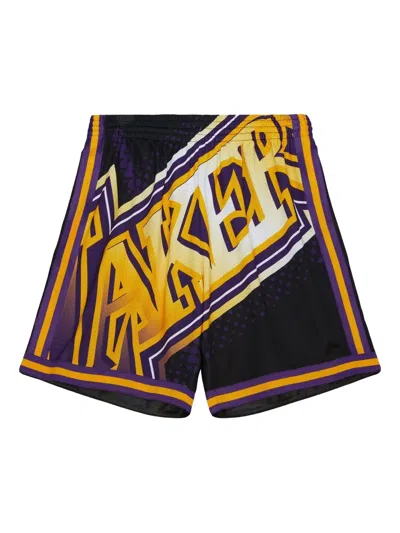 Mitchell & Ness Los Angeles Lakers Big Face 7.0 Shorts In Black