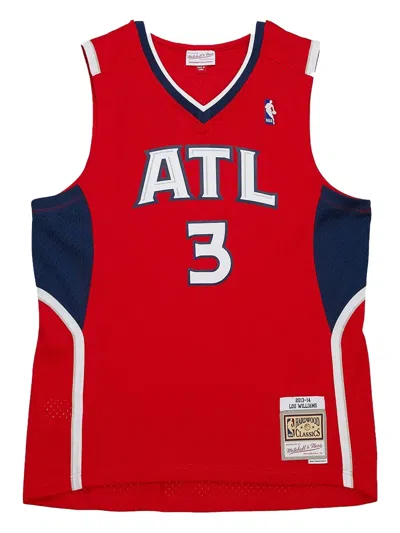 Mitchell & Ness Lou Williams Atlanta Hawks 2013-14 Jersey In Red