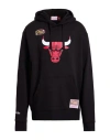 Mitchell & Ness Man Sweatshirt Black Size Xxl Cotton, Polyester In Black