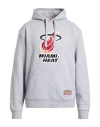 Mitchell & Ness Man Sweatshirt Light Grey Size M Cotton, Polyester In Gray