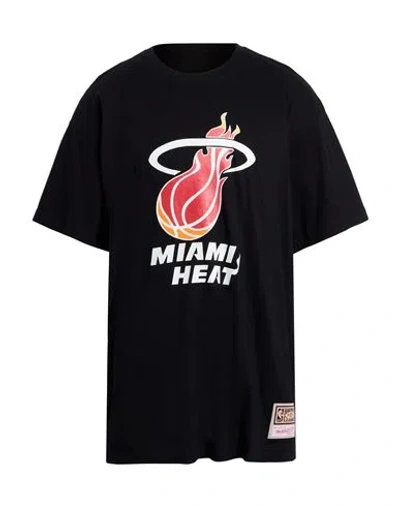 Mitchell & Ness Man T-shirt Black Size Xxl Cotton