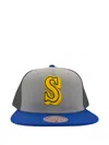 Mitchell & Ness Mariners Cap In Gray