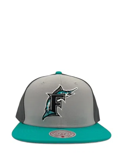 Mitchell & Ness Marlins Cap In Brown